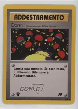 Sleep! Italian 1st Ed. Pokemon Team Rocket #79 2000 - Image 1