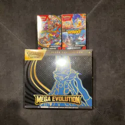 Pokemon Mega Evolution Lucario ETB & Booster Bundle & 1 Surging Sparks Booster - Image 1