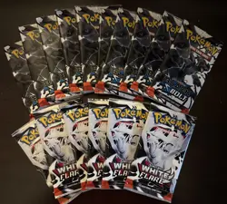 Pokemon Black Bolt X10 White Flare X6 Booster Packs - LOT of 16 Not Weighed - Image 1