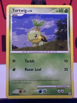 Turtwig 103/130 Diamond & Pearl Pokemon TCG Regular Common 2007 LP - Image 3