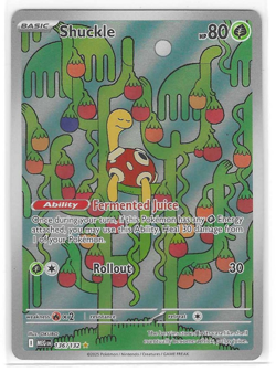 Shuckle 136/132 - CLEAN - Mega Evolution Pokemon Illustration Rare Holo NM - Image 1