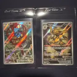 Pokemon TCG Alakazam and Riolu Pokemon Center Stamped Promo NM Pack Fresh - Image 1