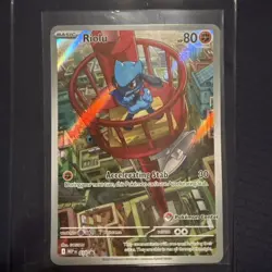 Pokemon TCG Alakazam and Riolu Pokemon Center Stamped Promo NM Pack Fresh - Image 2