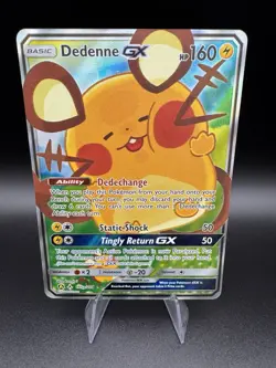 Dedenne GX 195a/214 Pokemon TCG Unbroken Bonds Alternate Art Promo Near Mint - Image 1