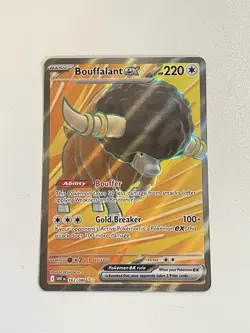 Bouffalant ex 162/086 Holo Full Art Ultra Rare SV White Flare Pokemon TCG NM - Image 1