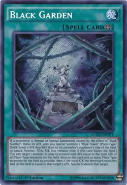 Near Mint Black Garden - LC5D-EN101 - Secret Rare - 1st Edition - YuGiOh - Image 1