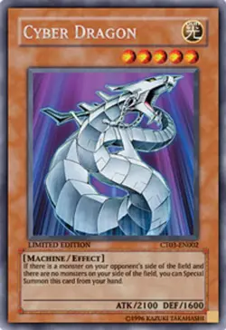Near Mint Cyber Dragon - CT03-EN002 - Secret Rare - Limited Edition - YuGiOh - Image 1