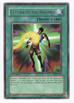 Return Of The Doomed LON-021 YuGiOh Labyrinth Of Nightmare YuGiOh Card - Image 1