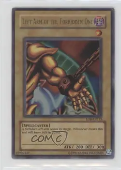 Left Arm of the Forbidden One YuGiOh Legend Blue Eyes White Dragon #LOB-123 2002 - Image 1
