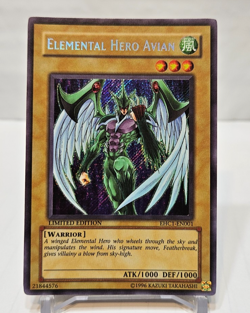 Elemental Hero Avian EHC1-EN001 Secret Rare Limited Edition Yugioh 7836 - Image 1