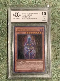 Yugioh Dark Necrofear Ultra Rare Limited Edition BCCG 10 Card - Image 1