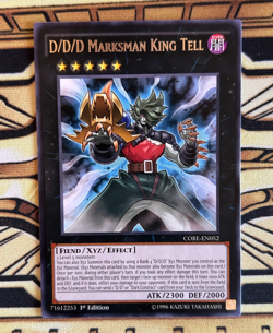 Yugioh D/D/D Marksman King Tell - CORE-EN052 - Rare - 1st Edition NM/M - Image 1