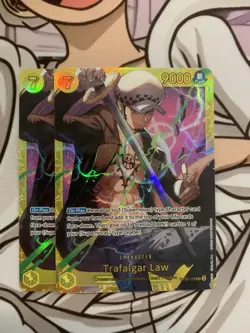 2x Trafalgar Law OP10-119 SEC English One Piece TCG Card Royal Blood NM - Image 1