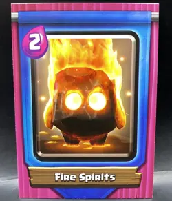 2018 Topps Clash Royale Fire Spirits #40 Common Collectible Trading Card - Image 1