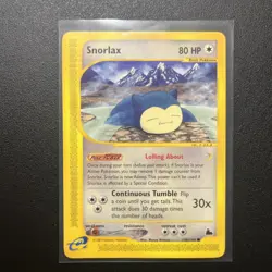 2003 Skyridge Snorlax 100/144 Pokemon Card Game TCG Non Holo - Image 1