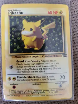 Pokemon Card - Pikachu (Ivy) - WoTC Black Star Promo #1 - Image 1