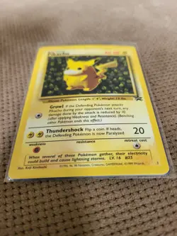 Pokemon Card - Pikachu (Ivy) - WoTC Black Star Promo #1 - Image 2