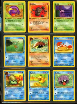 1999 Pokemon 1ST EDITION Fossil Set COMPLETE Non Holo COMMON Cards Lot WotC NM+ - Image 2