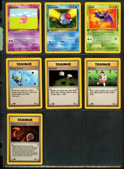 1999 Pokemon 1ST EDITION Fossil Set COMPLETE Non Holo COMMON Cards Lot WotC NM+ - Image 3