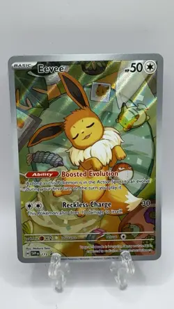 Eevee SVP 173 Scarlet & Violet Black Star Promo Pokemon Card NM - Image 1