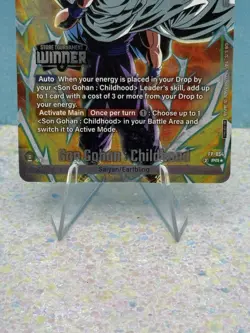 Dragon Ball SCG Tournament Winner Card Son Gohan : Childhood FP-054 Alt Art - Image 5