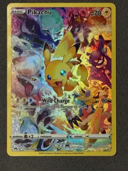 Pikachu Wild Charge Pokemon Card 160/159 Collectors Cards - Image 1