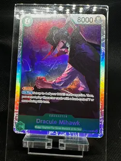 Dracule Mihawk OP12-030 English SR Legacy Master One Piece Card Game - Image 1