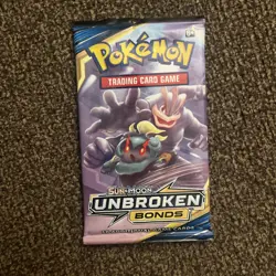 2019 Pokemon Sun & Moon Unbroken Bonds Factory Sealed 10 Card Booster Pack - Image 1