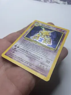 Pokemon Base Set 2 Alakazam 1/130 Holo Rare Unlimited Card TCG - Image 3