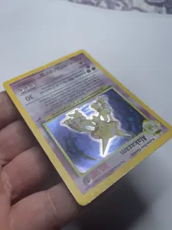 Pokemon Base Set 2 Alakazam 1/130 Holo Rare Unlimited Card TCG - Image 4