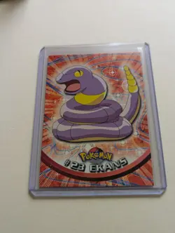 Ekans #23 Pokemon Card Topps Series 1 Red Logo TV Animation Edition NM - Image 1