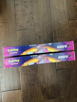 Pokemon TCG Hoopa V Trading Cards Box Factory Sealed Lot of 2 Rare New IN HAND - Image 2