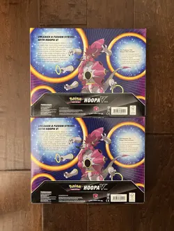 Pokemon TCG Hoopa V Trading Cards Box Factory Sealed Lot of 2 Rare New IN HAND - Image 3