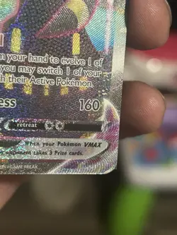 Pokemon TCG Umbreon VMAX Holo Secret Rare Card Evolving Skies 215/203 Hp/damaged - Image 4
