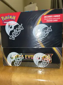 Pokemon TCG Mega Evolution ENHANCED BOOSTER BOX Factory Sealed PROMO CARD TOPPER - Image 1