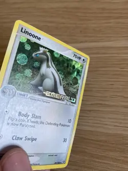 Pokemon Card Linoone 34/106 Uncommon Reverse Holo Ex Emerald Stamped - Image 3
