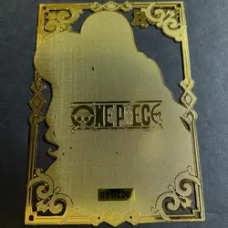 Goddess Story Gold METAL Card - Serial Number #/200! Anime Waifu Nami and BOA - Image 5
