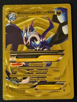 Pokemon Shadow Lugia EX GOLD DISPLAY Card MINT CONDITION.- - Image 1