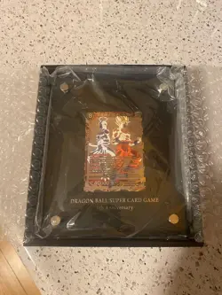 DRAGON BALL SUPER TCG 5th Anniversary Pure Silver Card Limited Edition 422/555 - Image 4