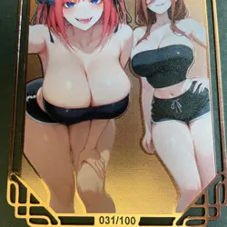 Goddess Story Gold METAL Card - Serial Number #/100! Double Sided Nino Bikini - Image 5