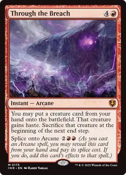 THROUGH THE BREACH x1 mtg NM-M Innistrad Remastered 1 Mythic - Image 1