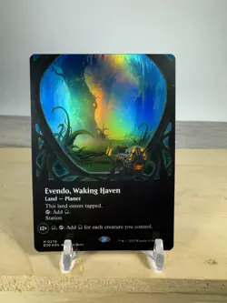 MTG - Evendo Waking Haven- Borderless Foil Mythic #279 NM/Mint (Pack Fresh) - Image 1