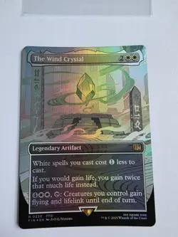 The Wind Crystal (Borderless) Final Fantasy Foil - Image 1