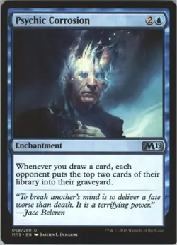 Magic | Core Set 2019 | Psychic Corrosion | 68 | NM - Image 1