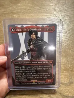 Clive, Ifrit's Dominant - Borderless Non-foil Final Fantasy MTG - In Hand NM - Image 1