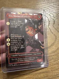 Clive, Ifrit's Dominant - Borderless Non-foil Final Fantasy MTG - In Hand NM - Image 2