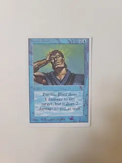 Magic The Gathering Unlimited Set Psionic Blast LP-NM OC3324 - Image 1