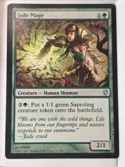 Jade Mage - Commander: 2013 - Magic the Gathering MTG Nice! - Image 1
