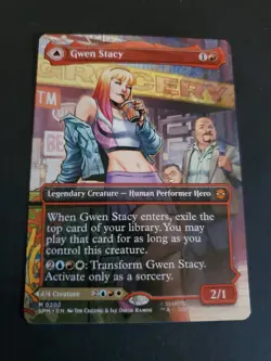 MTG Gwen Stacy Ghost-Spider (0202) - Borderless, NM-Mint, English MTG - Image 1