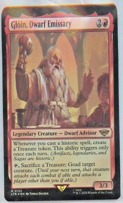 Gloin, Dwarf Emissary In Foil! NM-Mint Magic The Gathering - Image 1